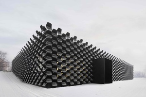 2016 捷克家具展厅 – 椅子用作外立面的展厅 (1)
