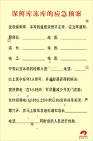冻库保鲜库应及预案图