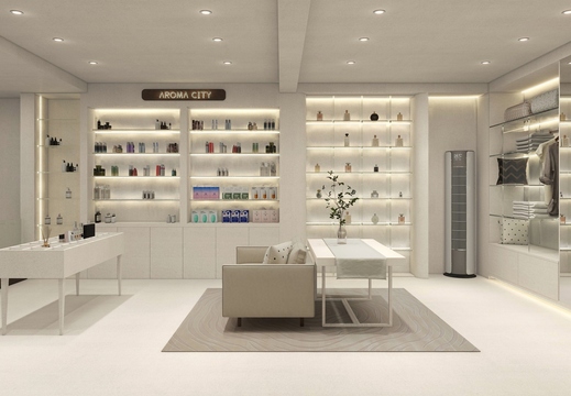20240125-110平珠宝美妆店门头室内布局图效果图施工图